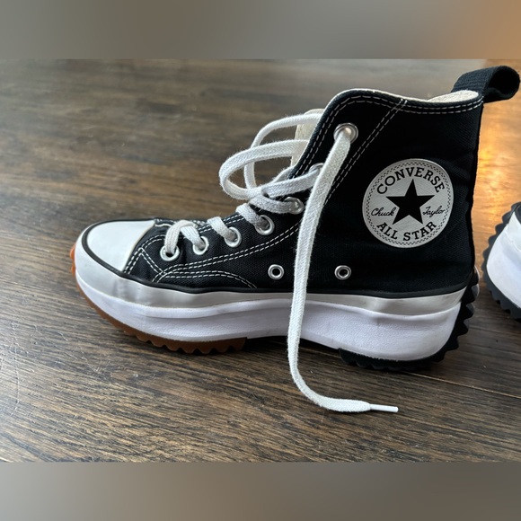 Converse Black and White High-Top Sneakers - Picture 5 of 7